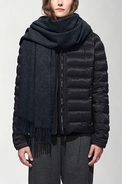 Accesorios Canada Goose Mujer México - Invierno Bufanda Azul Marino PY0954732